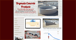Desktop Screenshot of drymalaconcreteproducts.com